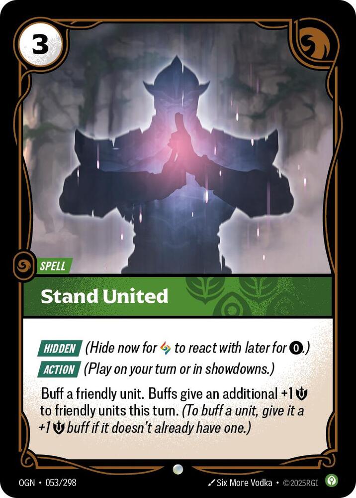 Stand United (Origins)  - Foil | Good Games North