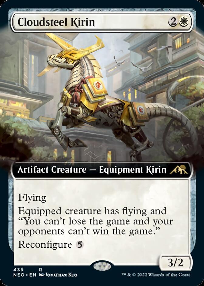 Cloudsteel Kirin (Extended Art) [Kamigawa: Neon Dynasty] | Good Games North