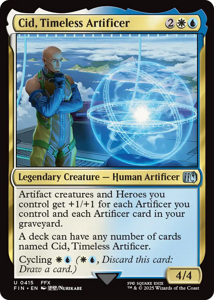 Cid, Timeless Artificer (0415) [FINAL FANTASY] | Good Games North