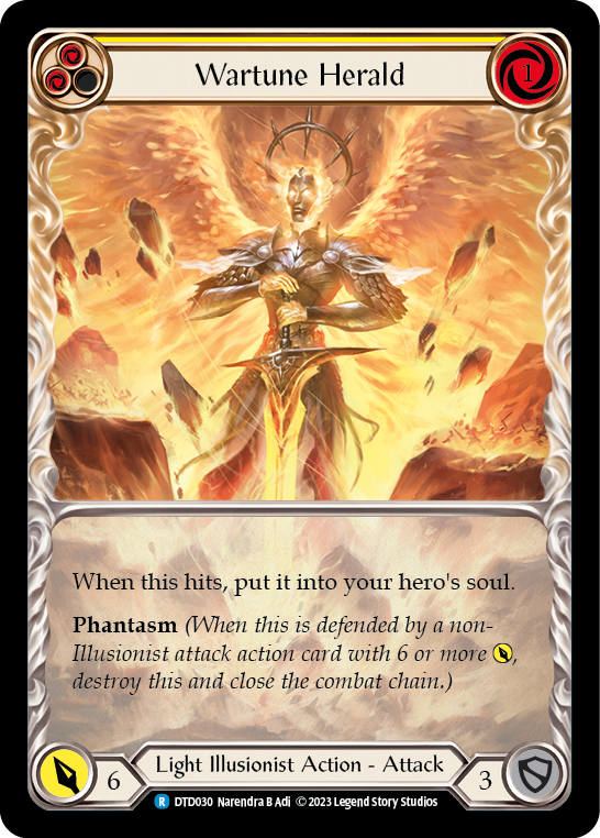 Wartune Herald (Yellow) [DTD030] (Dusk Till Dawn) | Good Games North