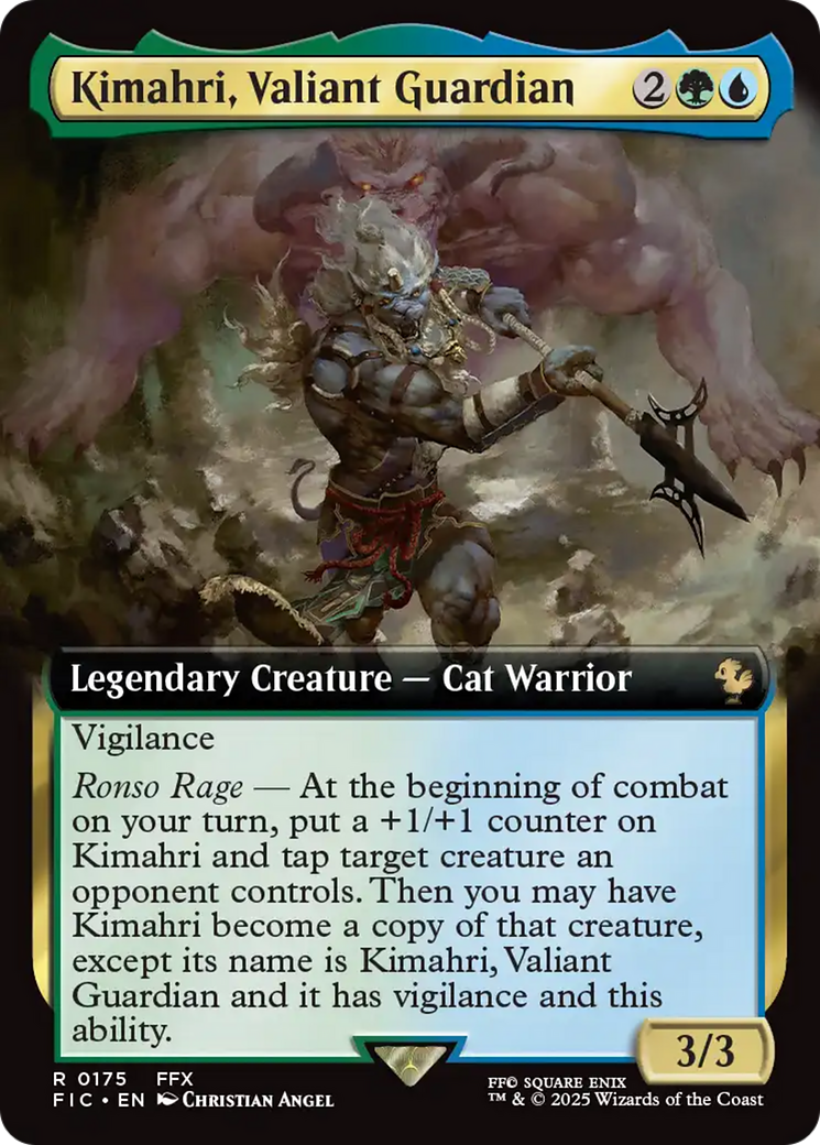 Kimahri, Valiant Guardian (Extended Art) [FINAL FANTASY Commander] | Good Games North