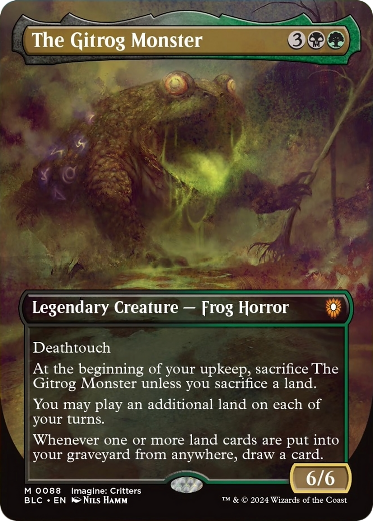 The Gitrog Monster (Borderless) [Bloomburrow Commander] | Good Games North