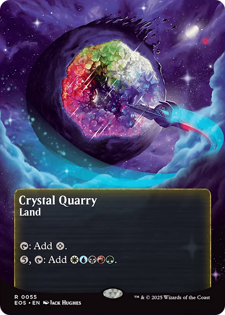 Crystal Quarry (0055) (Borderless) [Edge of Eternities: Stellar Sights] | Good Games North