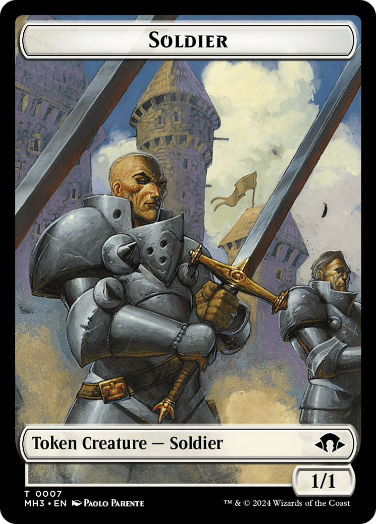 Phyrexian Germ // Soldier Double-Sided Token [Modern Horizons 3 Tokens] | Good Games North