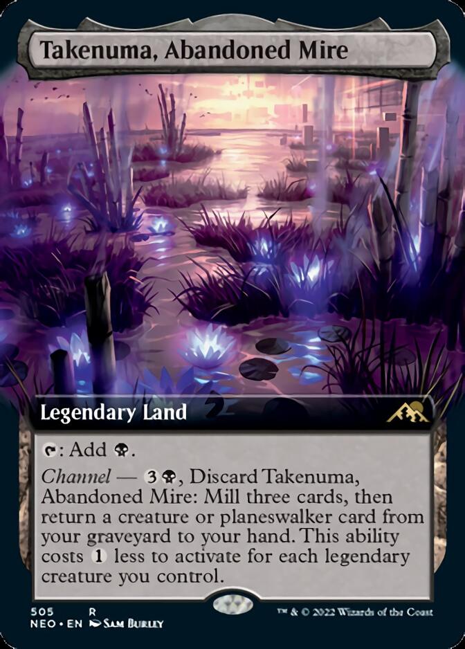 Takenuma, Abandoned Mire (Extended Art) [Kamigawa: Neon Dynasty] | Good Games North