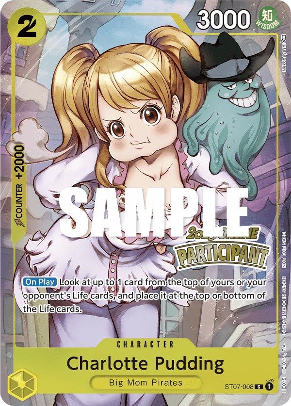 Charlotte Pudding (Online Regional 2023) [Participant] [One Piece Promotion Cards] | Good Games North