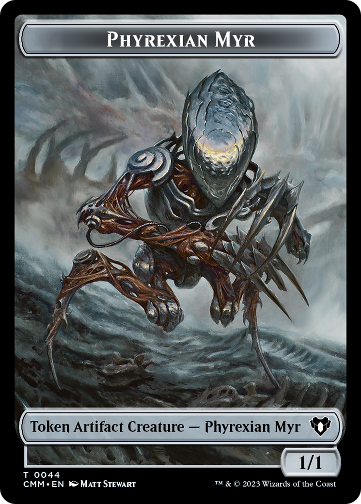 Phyrexian Myr Token [Commander Masters Tokens] | Good Games North