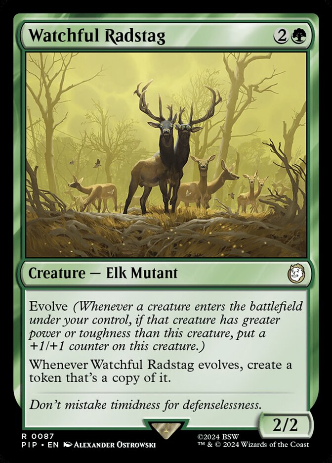 Watchful Radstag 87/326 (Universes Beyond: Fallout)  | Good Games North