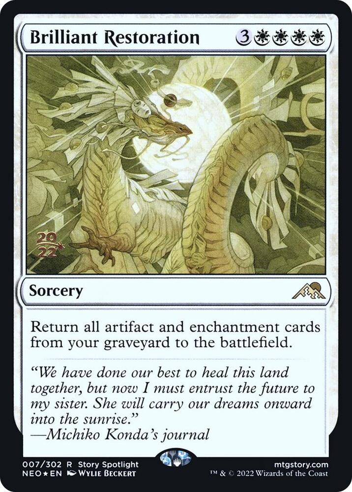 Brilliant Restoration (Prerelease Cards)  - undefined | Good Games North