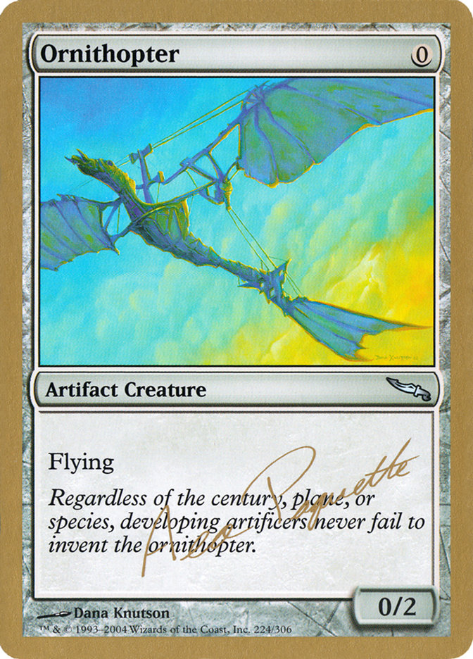 Ornithopter (Aeo Paquette) [World Championship Decks 2004] | Good Games North