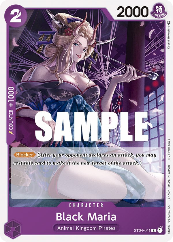Black Maria (Tournament Pack Vol. 2) [One Piece Promotion Cards] | Good Games North