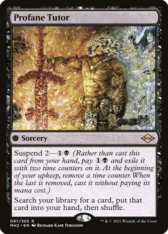Profane Tutor 97 (Modern Horizons 2)  | Good Games North