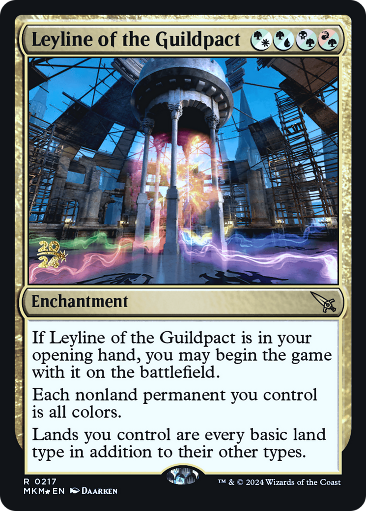 Leyline of the Guildpact [Murders at Karlov Manor Prerelease Promos] | Good Games North