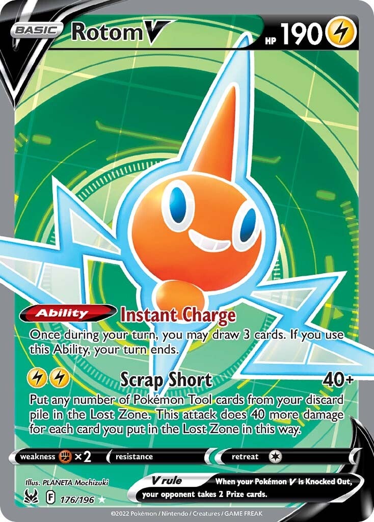 Rotom V (176/196) [Sword & Shield: Lost Origin] | Good Games North