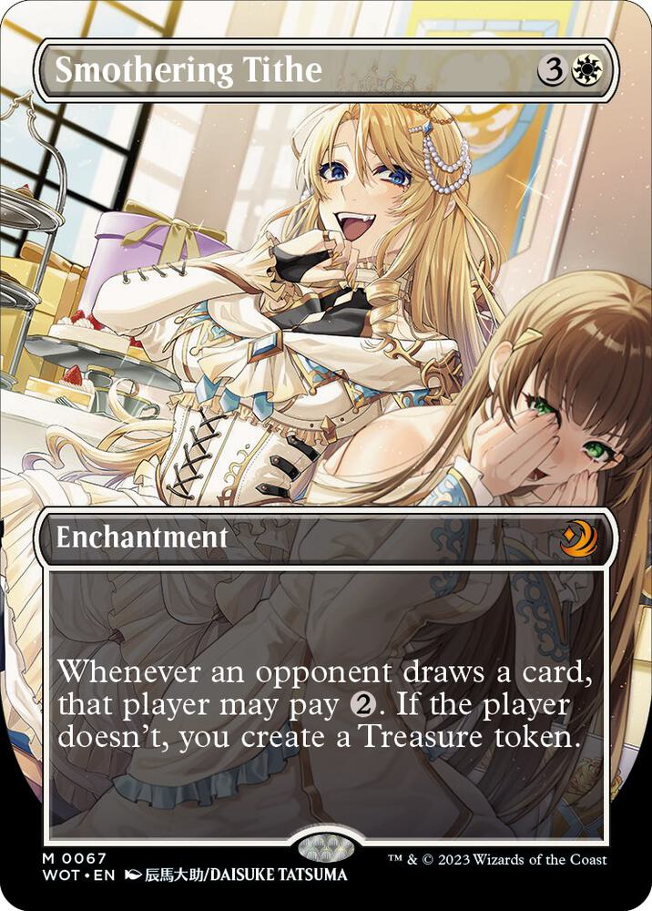 Smothering Tithe Anime Borderless (Wilds of Eldraine: Enchanting Tales)  | Good Games North