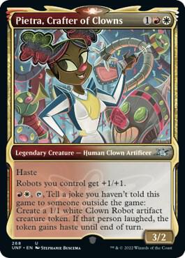 Pietra Crafter of Clowns Showcase 268/244 (Unfinity)  - Foil | Good Games North