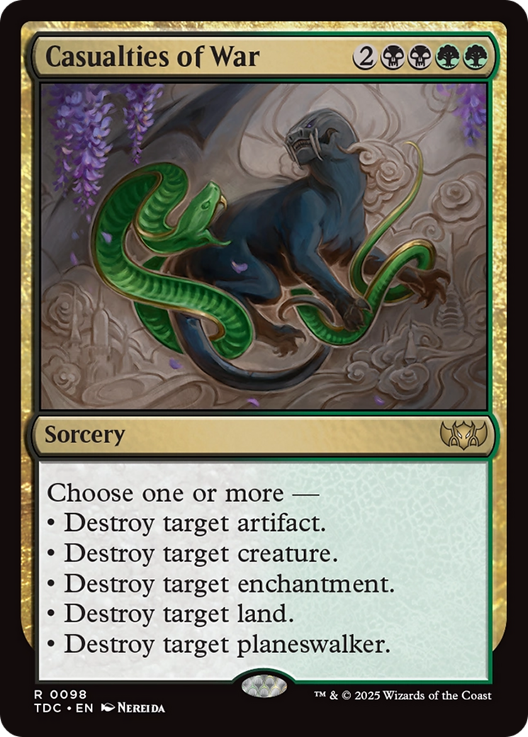 Casualties of War [Tarkir: Dragonstorm Commander] | Good Games North