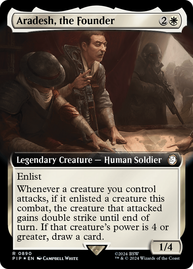 Aradesh, the Founder (Extended Art) (Surge Foil) [Fallout] | Good Games North
