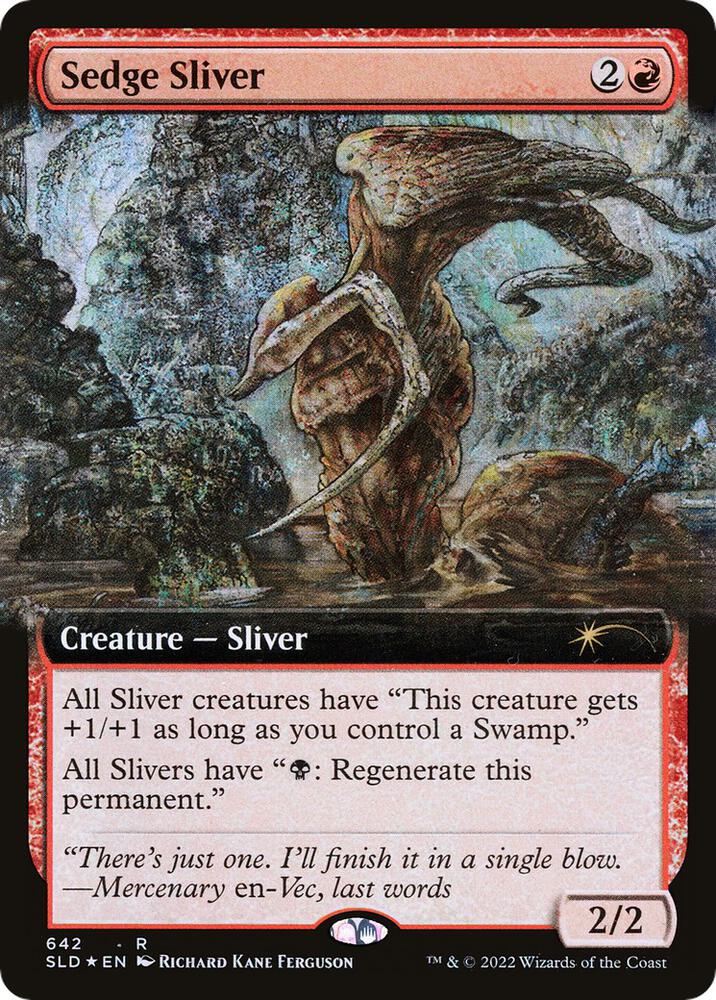 Sedge Sliver Extended Art (Secret Lair Drop Series)  - Foil | Good Games North