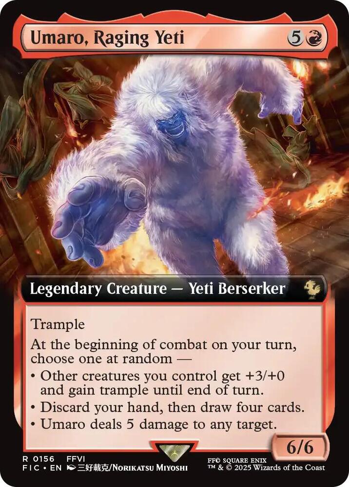 Umaro Raging Yeti 156 (Commander: FINAL FANTASY)  - Foil | Good Games North