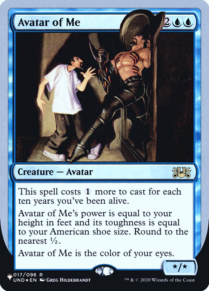 Avatar of Me (Unfinity Foil Edition) [The List] | Good Games North