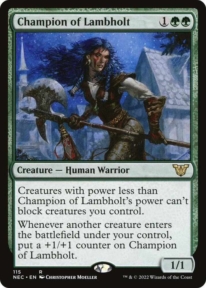 Champion of Lambholt (Commander: Kamigawa: Neon Dynasty)  | Good Games North