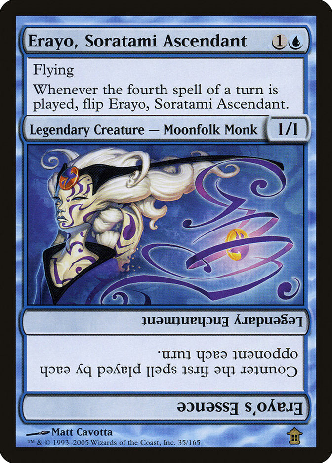 Erayo, Soratami Ascendant // Erayo's Essence [Saviors of Kamigawa] | Good Games North