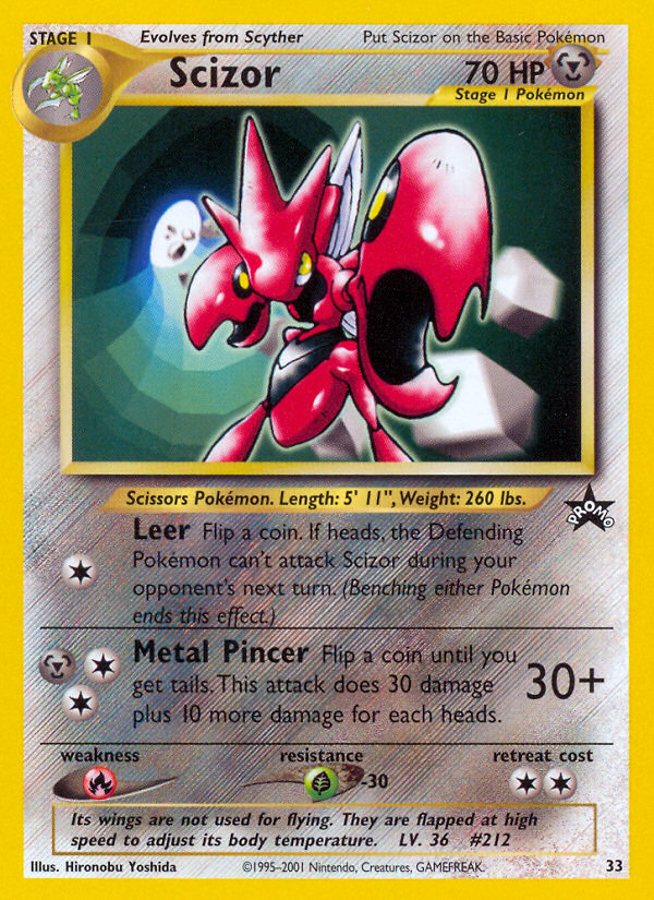 Scizor (33) [Wizards of the Coast: Black Star Promos] | Good Games North