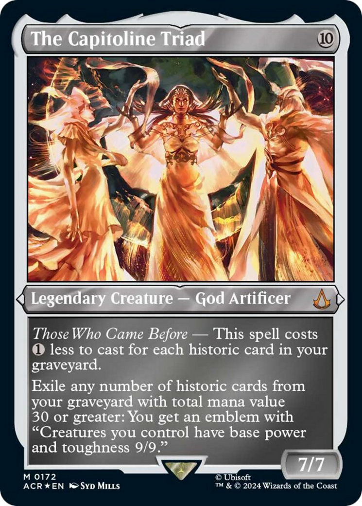 The Capitoline Triad (Foil Etched) [Assassin's Creed] | Good Games North
