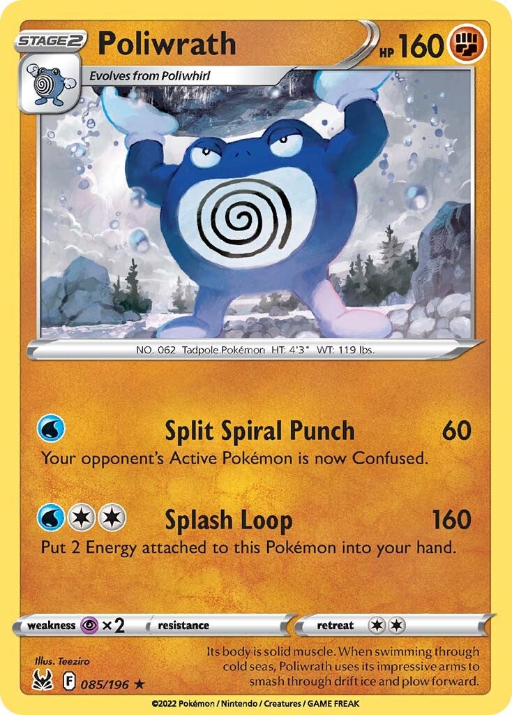 Poliwrath (085/196) [Sword & Shield: Lost Origin] | Good Games North