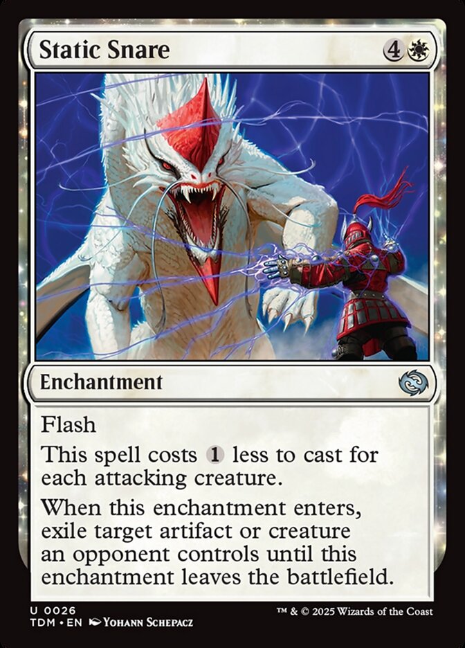 Static Snare (Tarkir: Dragonstorm)  - Foil | Good Games North