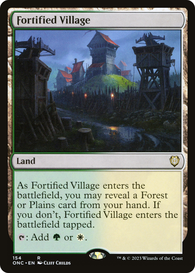 Fortified Village [Phyrexia: All Will Be One Commander] | Good Games North