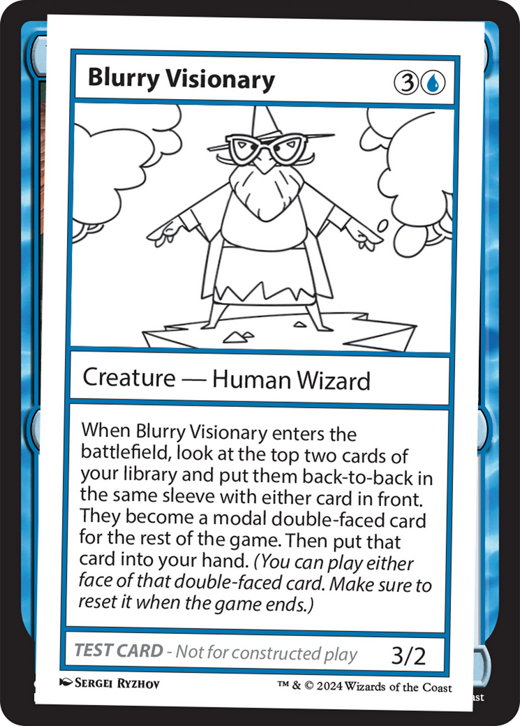 Blurry Visionary [Mystery Booster 2 Playtest Cards] | Good Games North