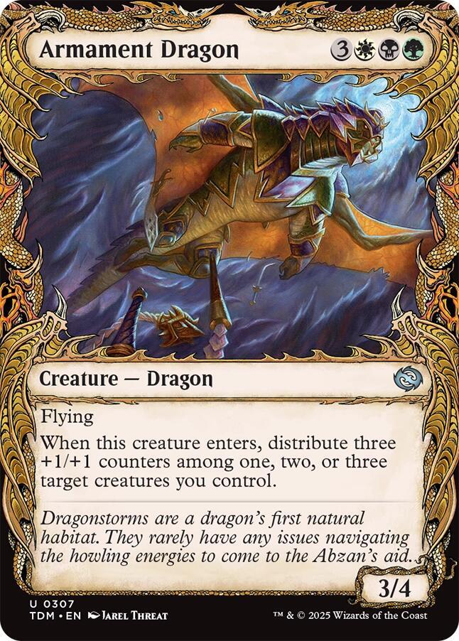 Armament Dragon Showcase (Tarkir: Dragonstorm)  - Foil | Good Games North