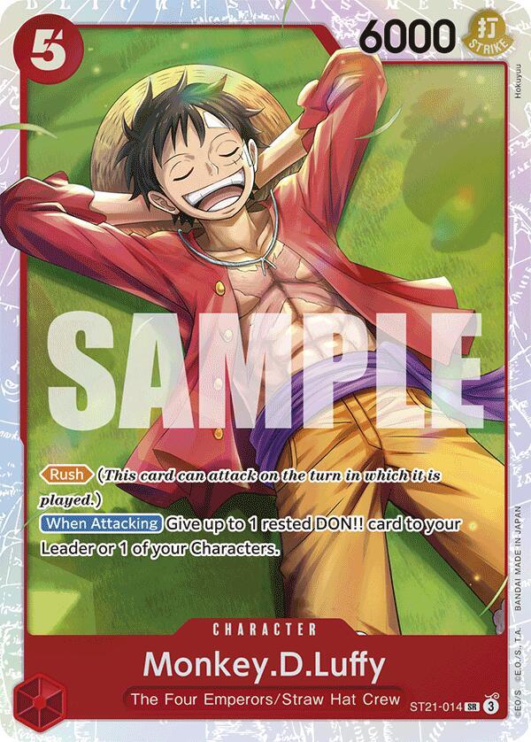 Monkey.D.Luffy ST21-014 (Starter Deck EX: Gear 5)  - Foil | Good Games North