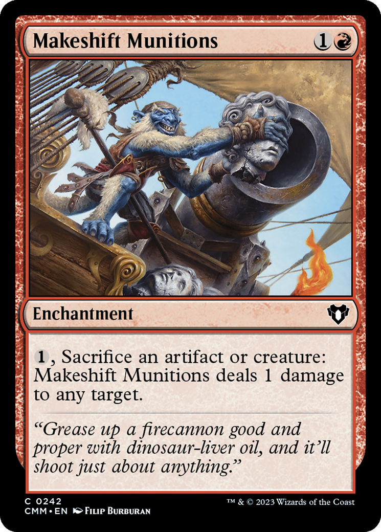 Makeshift Munitions [Commander Masters] | Good Games North