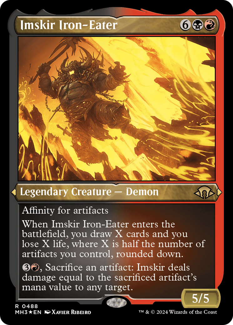 Imskir Iron-Eater (Foil Etched) [Modern Horizons 3] | Good Games North