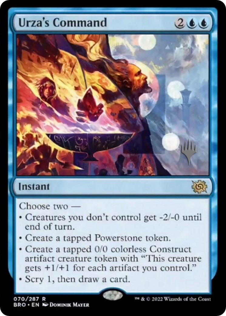 Urza's Command (Promo Pack) [The Brothers' War Promos] | Good Games North