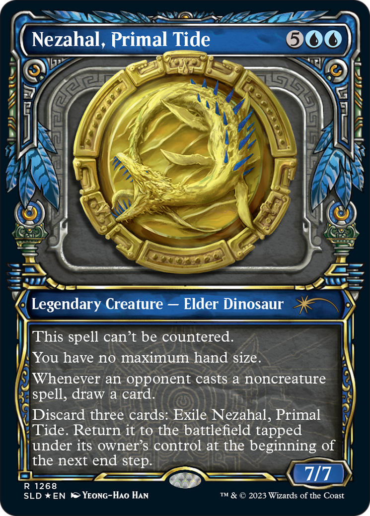 Nezahal, Primal Tide (Halo Foil) [Secret Lair Drop Series] | Good Games North