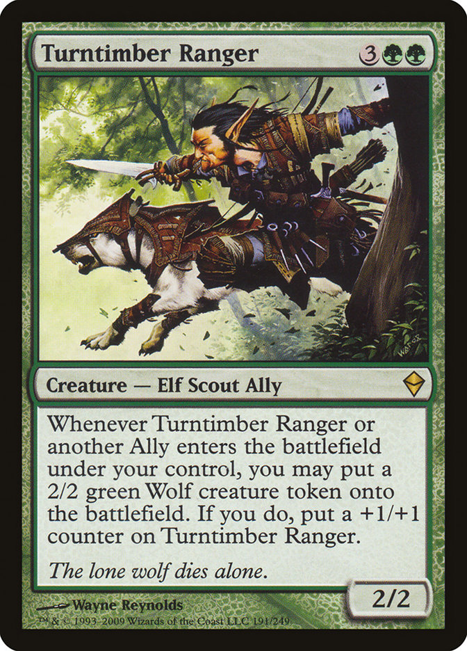 Turntimber Ranger 191 (Zendikar)  - Foil | Good Games North