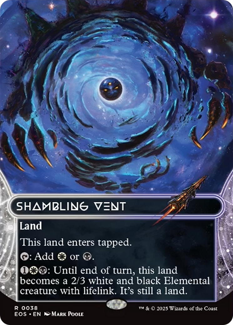 Shambling Vent (0038) (Borderless) [Edge of Eternities: Stellar Sights] | Good Games North