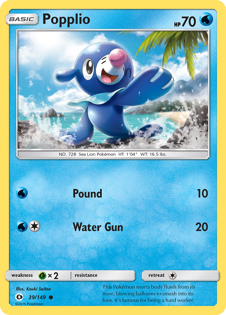 Popplio (39/149) [Sun & Moon: Base Set] | Good Games North