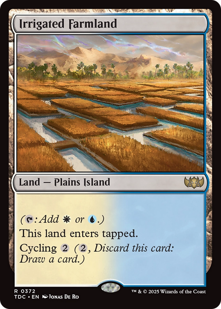 Irrigated Farmland [Tarkir: Dragonstorm Commander] | Good Games North