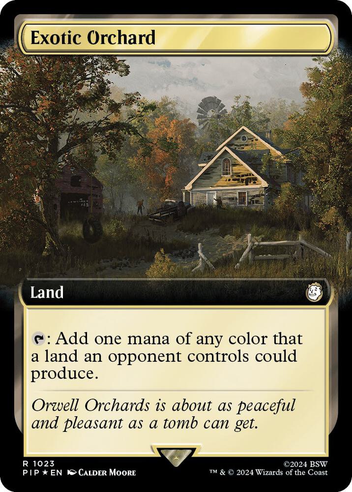 Exotic Orchard Extended Art Surge Foil (Universes Beyond: Fallout)  - Foil | Good Games North