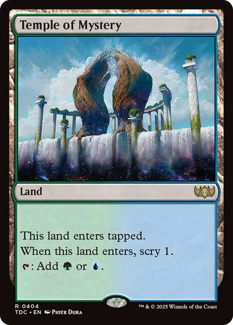 Temple of Mystery [Tarkir: Dragonstorm Commander] | Good Games North