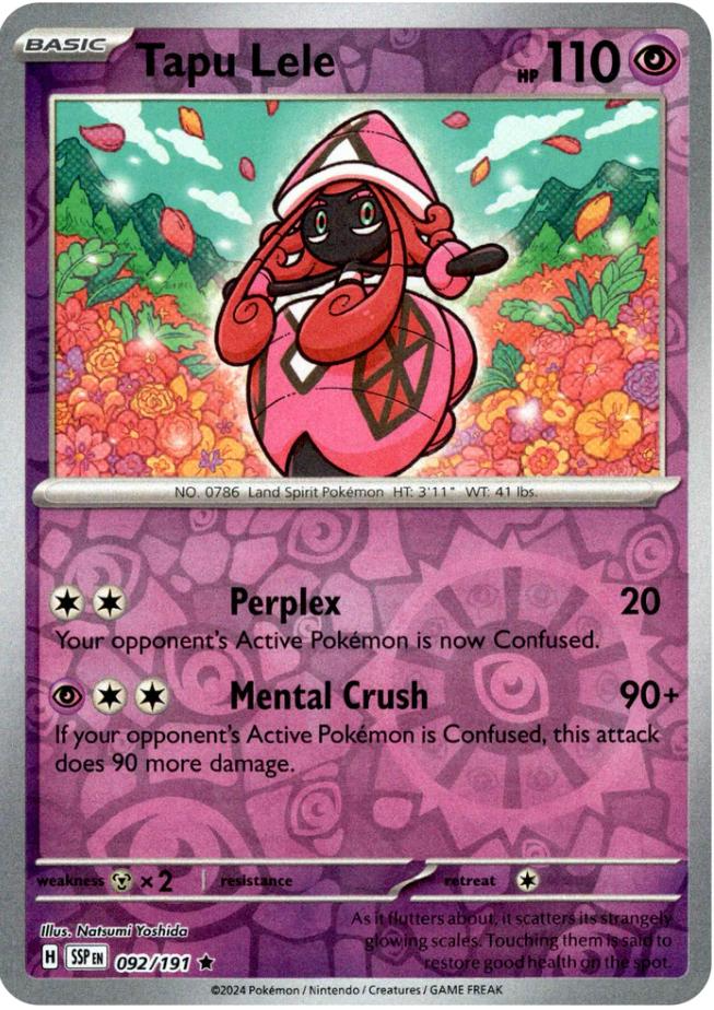 Tapu Lele (092/191) [Scarlet & Violet: Surging Sparks] | Good Games North