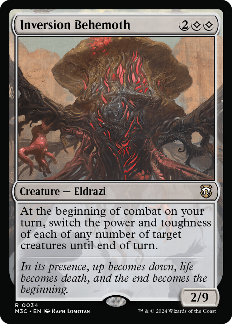 Inversion Behemoth [Modern Horizons 3 Commander] | Good Games North