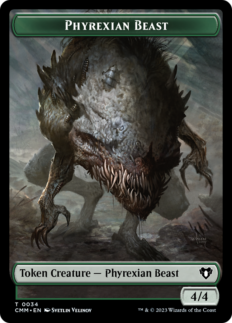 Phyrexian Beast Token [Commander Masters Tokens] | Good Games North
