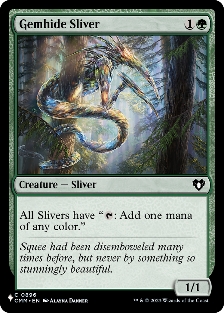 Gemhide Sliver (CMM) [The List] | Good Games North
