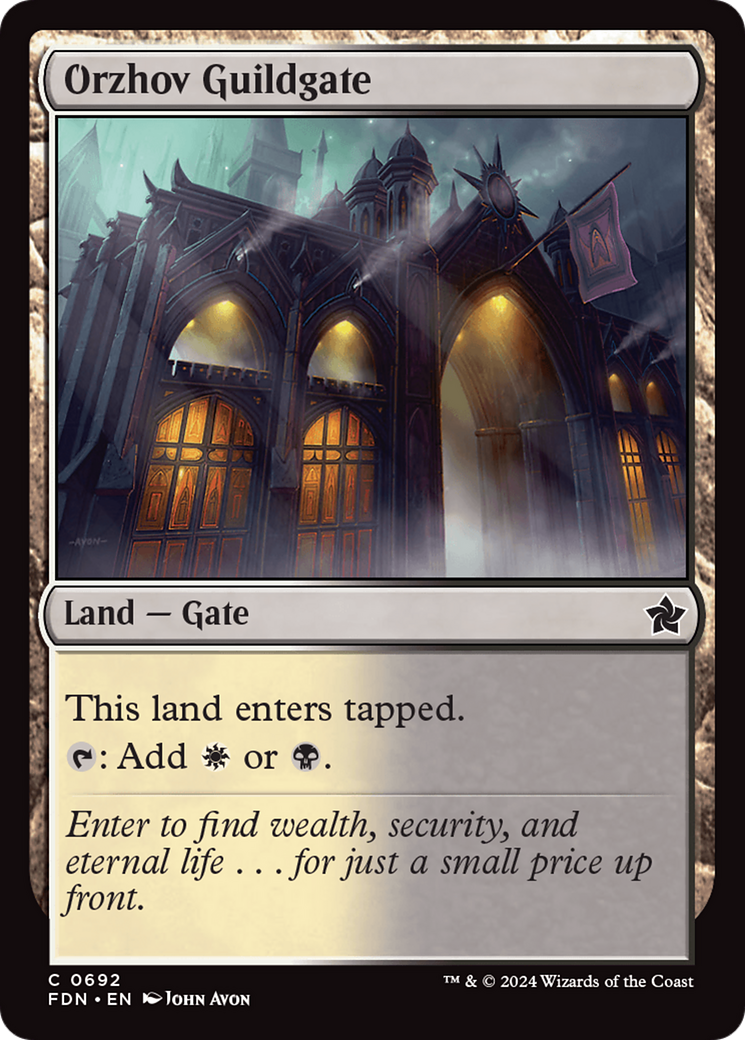 Orzhov Guildgate [Foundations] | Good Games North